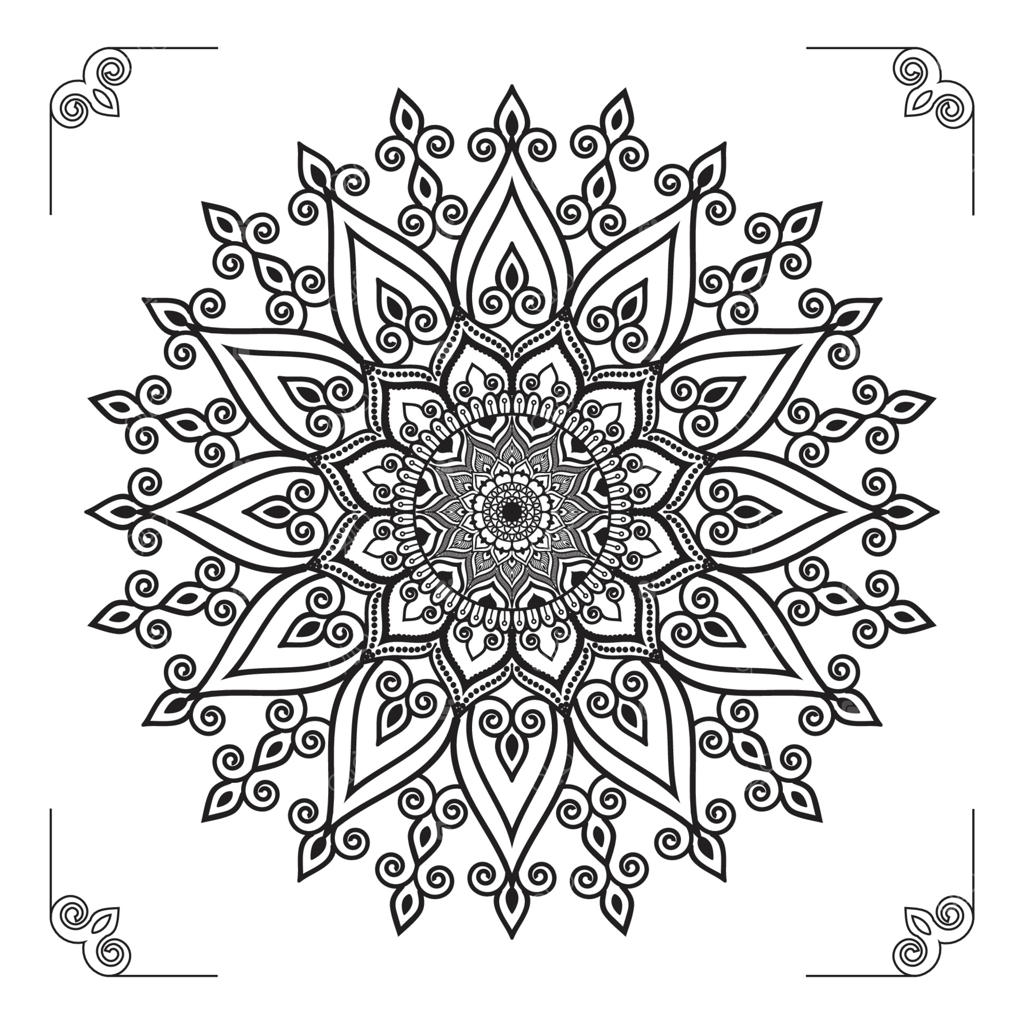 طراحی مدرن، خلاقانه و حرفه‌ای پس‌زمینه ماندالا لوکس و انتزاعی یا طراحی نقش و نگار وکتوری