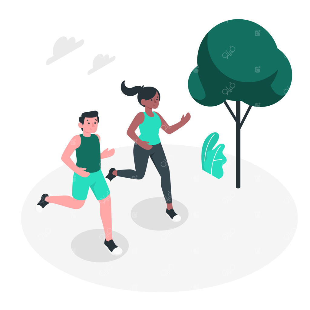 تصویری از مفهوم دویدن نرم