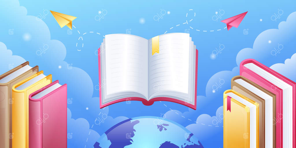 ترکیب کارتونی روز جهانی کتاب