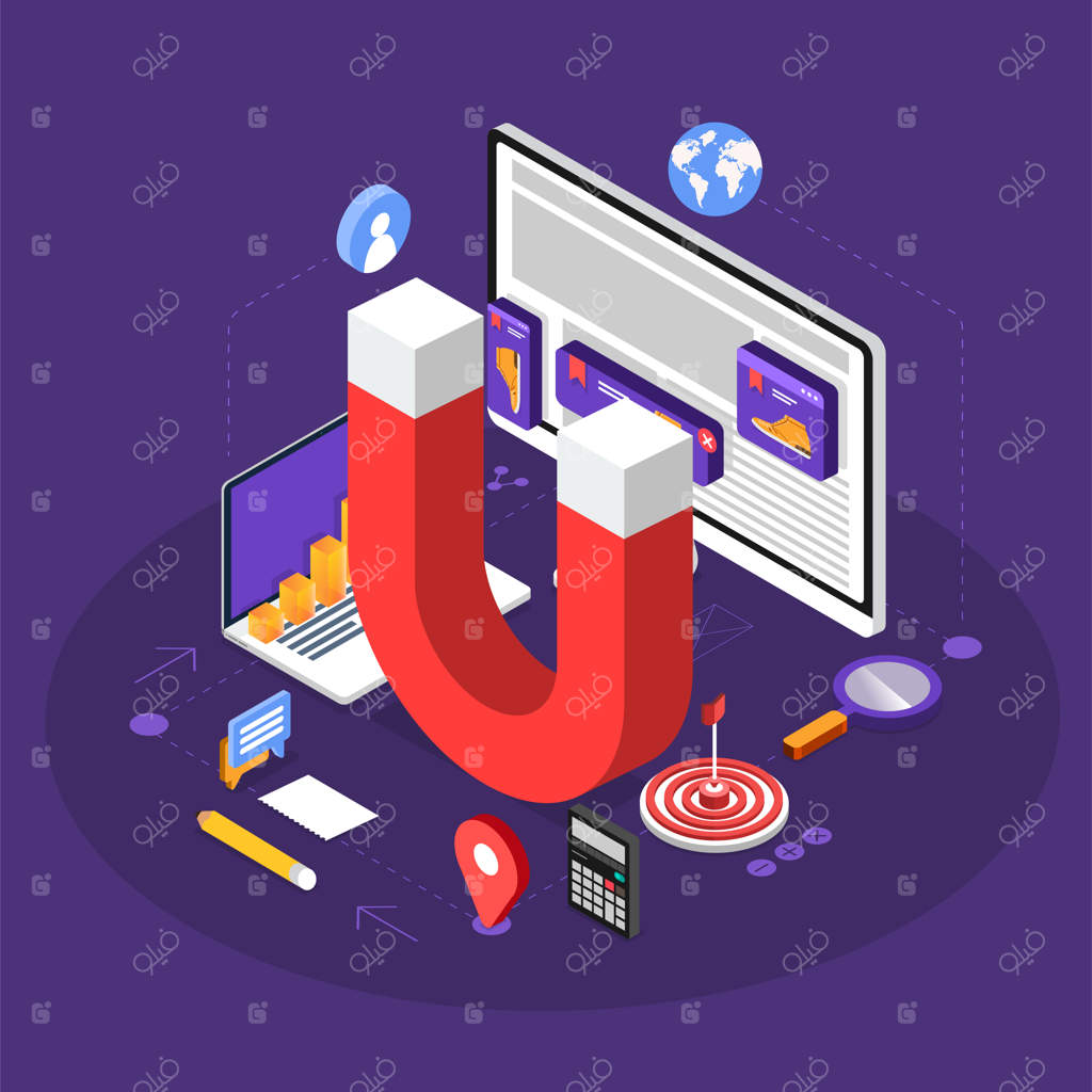 تصاویر مفهومی از بازاریابی درون‌گرا