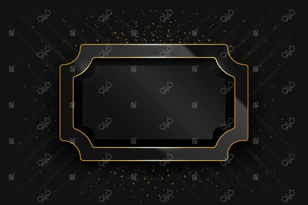 پس‌زمینه‌های مشکی واقع‌گرایانه با قاب