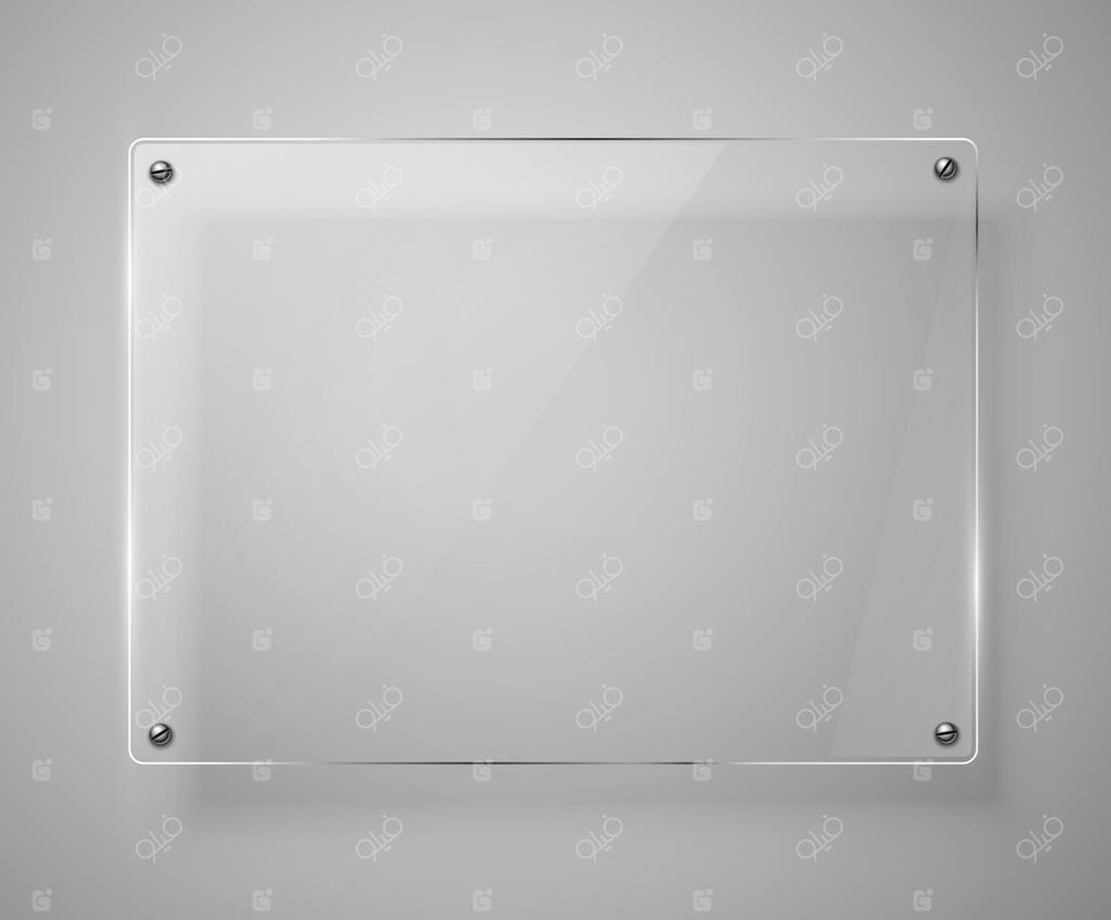 تصویرسازی چارچوب شیشه‌ای.