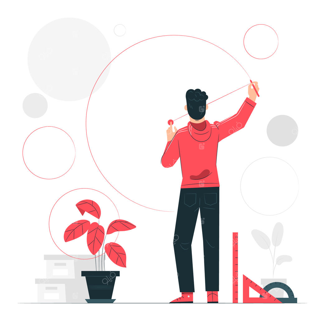 تصویرسازی مفهومی دایره‌ها