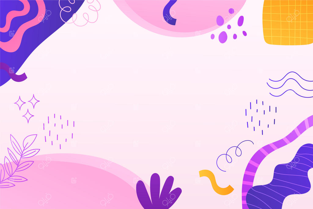 پس‌زمینه گرادینت با طرح‌های دودل