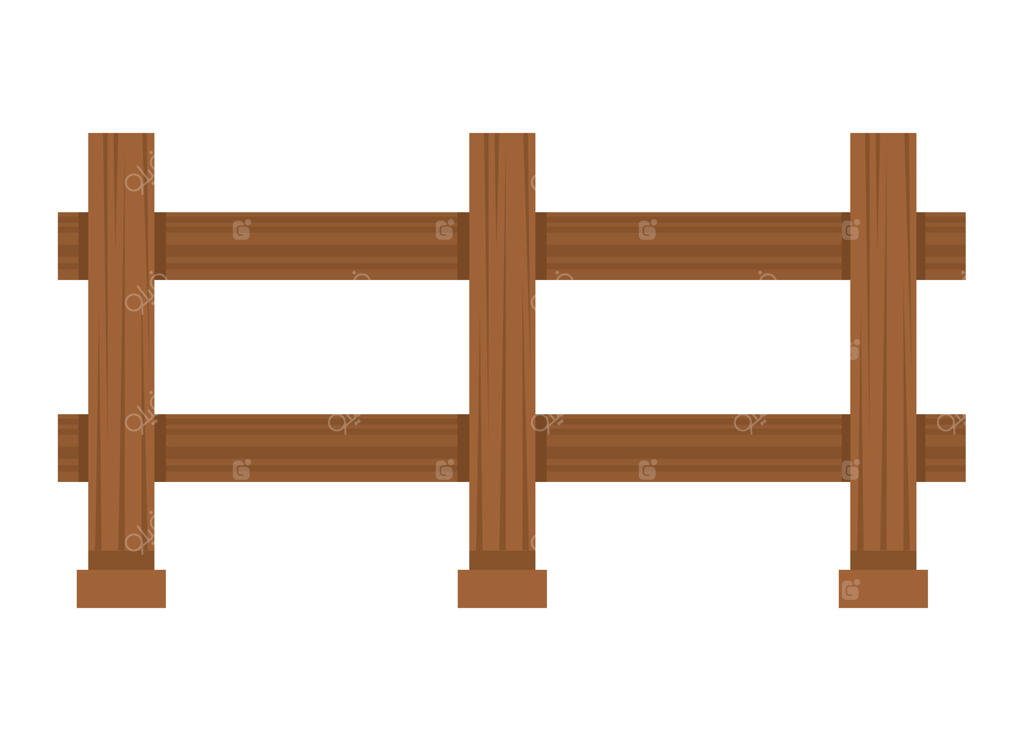 آیکون حصار چوبی باغ جدا شده