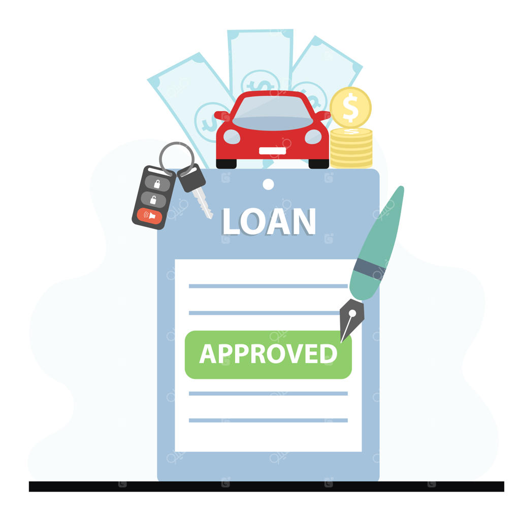 وکتور فرم تایید شده درخواست وام خودرو