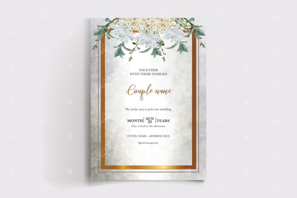 قالب‌های دعوت‌نامه عروسی: تاریخ را به خاطر بسپارید