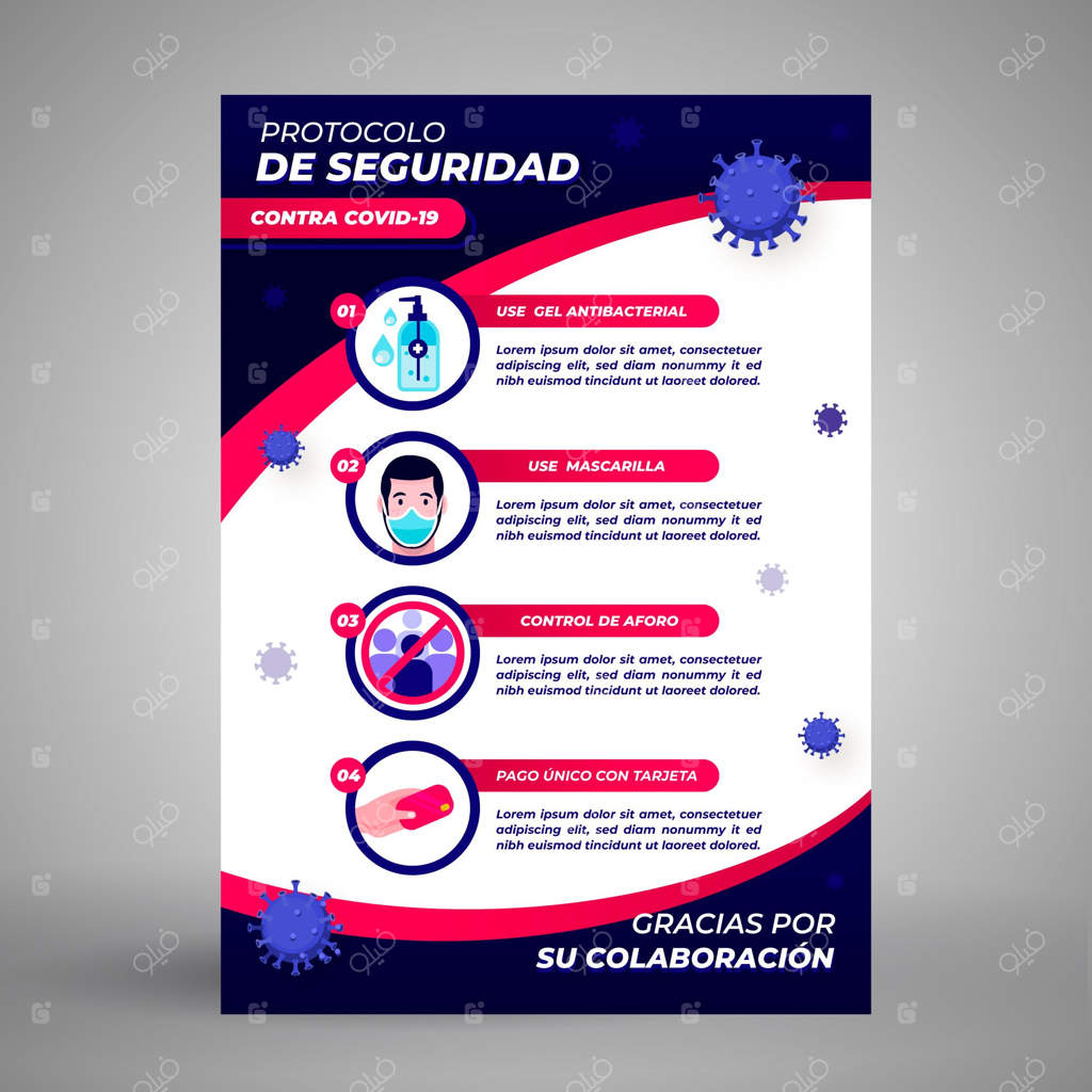 پستر راهنمایی‌های پیشگیری از ویروس کرونا