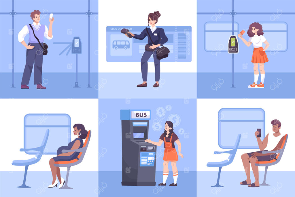 ترکیب وسایل حمل و نقل عمومی