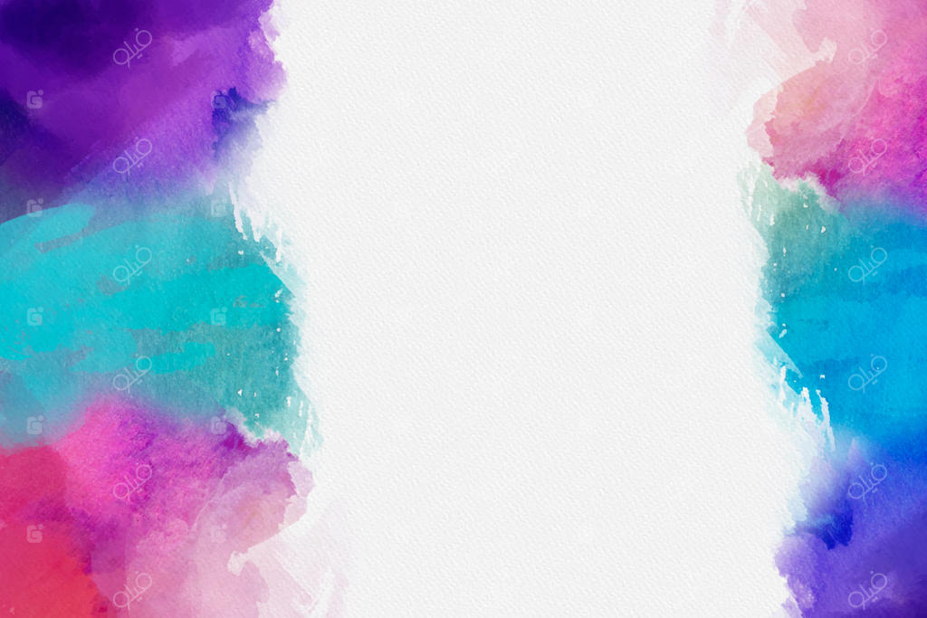 پس‌زمینه آبرنگی رنگارنگ