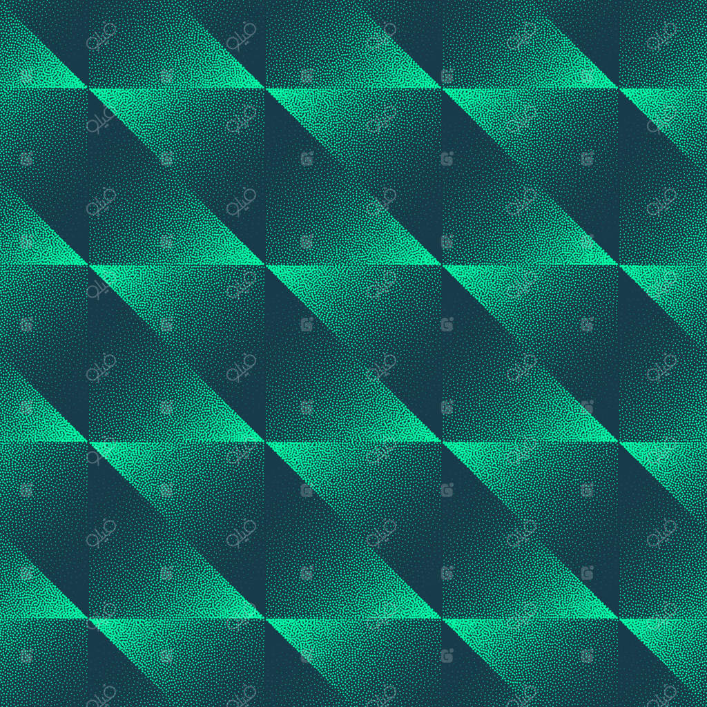 زمینه انتزاعی فیروزه‌ای با پترن هندسی آینده‌نگر و مدرن