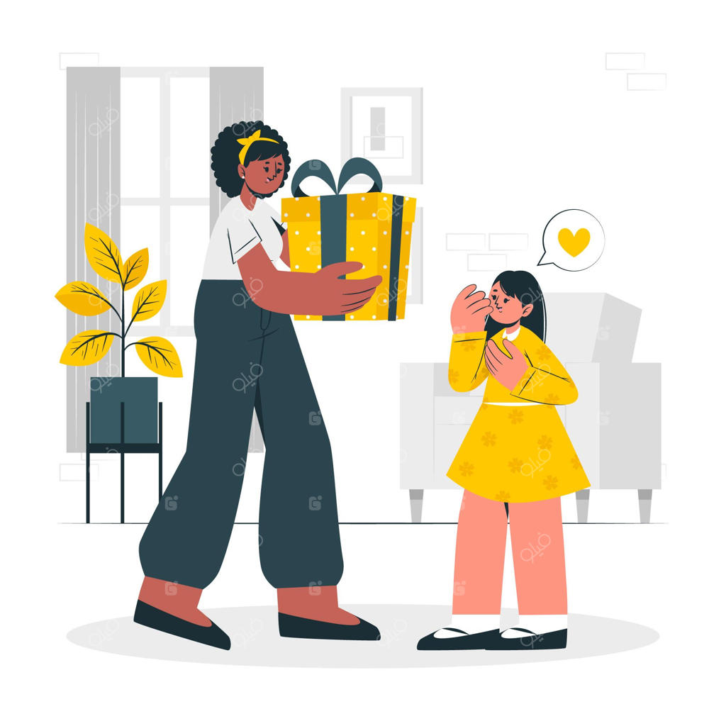 تصویری مفهومی از هدیه