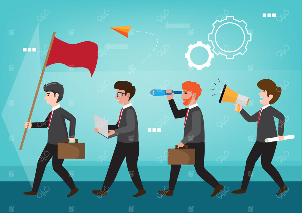 رهبری با پرچم‌ها مسیر اعضای تیم را مشخص می‌کند، تیرها جهت کسب‌وکار را برای دستیابی به اهداف هدایت می‌کنند.