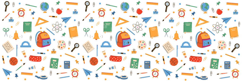 پترن لوازم التحریر مدرسه