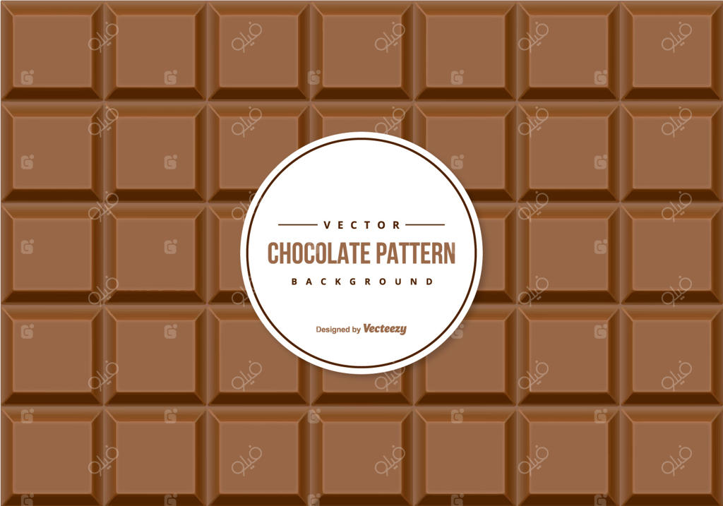 پس‌زمینه با طرح شکلاتی