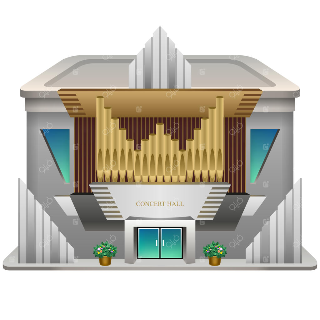 تصویرسازی سالن کنسرت