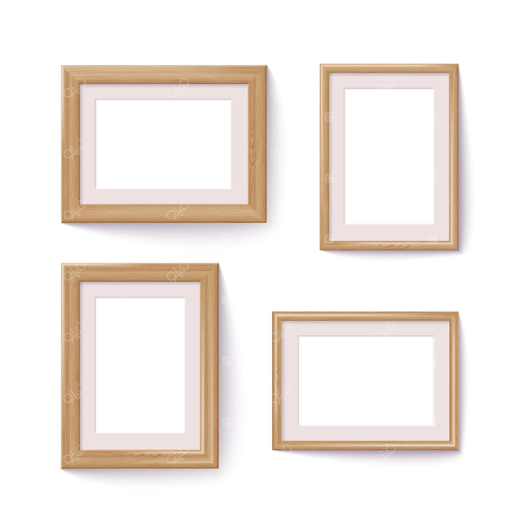 مجموعه قاب چوبی