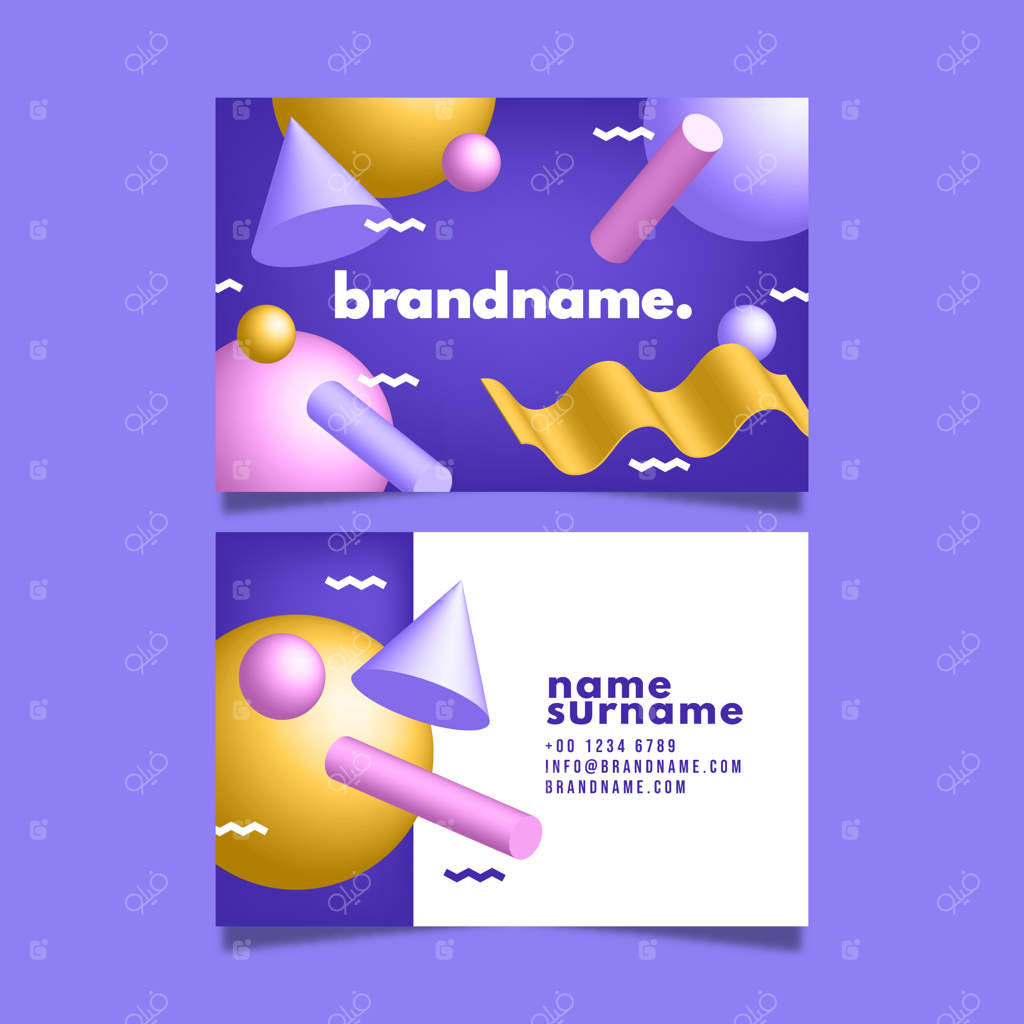 پترن طراحی کارت ویزیت