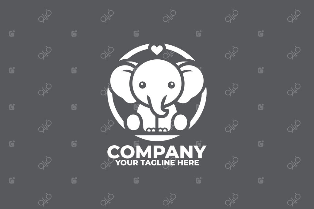 جنگل مسطح با لوگوی فیل