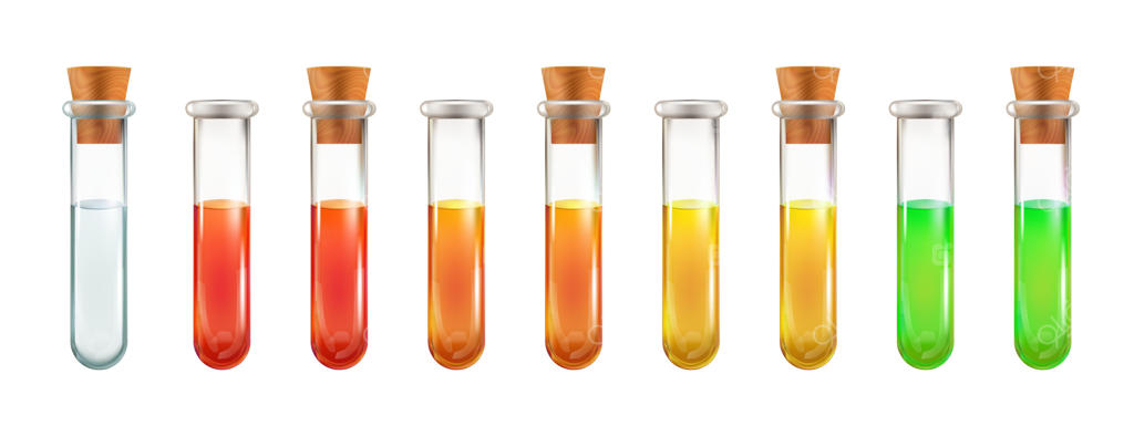 لوله‌های آزمایش رنگی