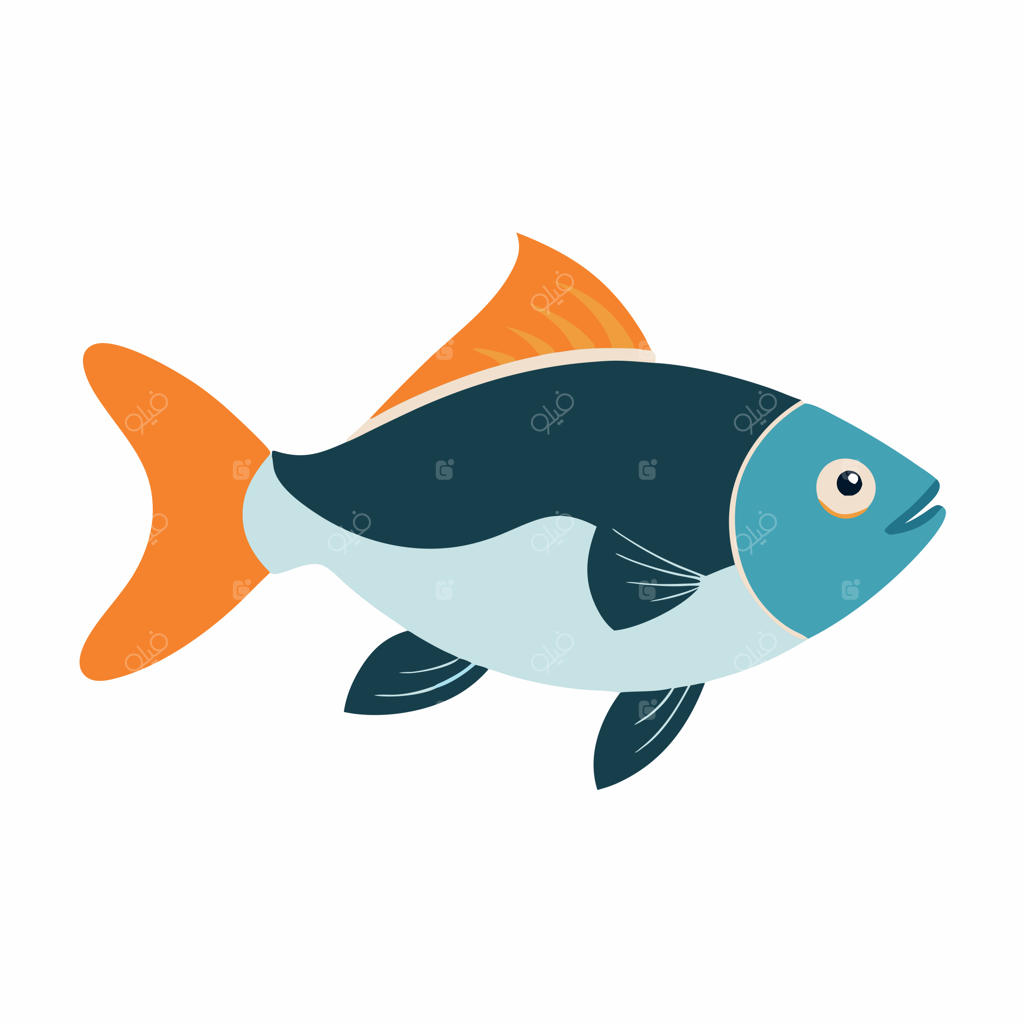 تصویرسازی وکتور ماهی دریایی