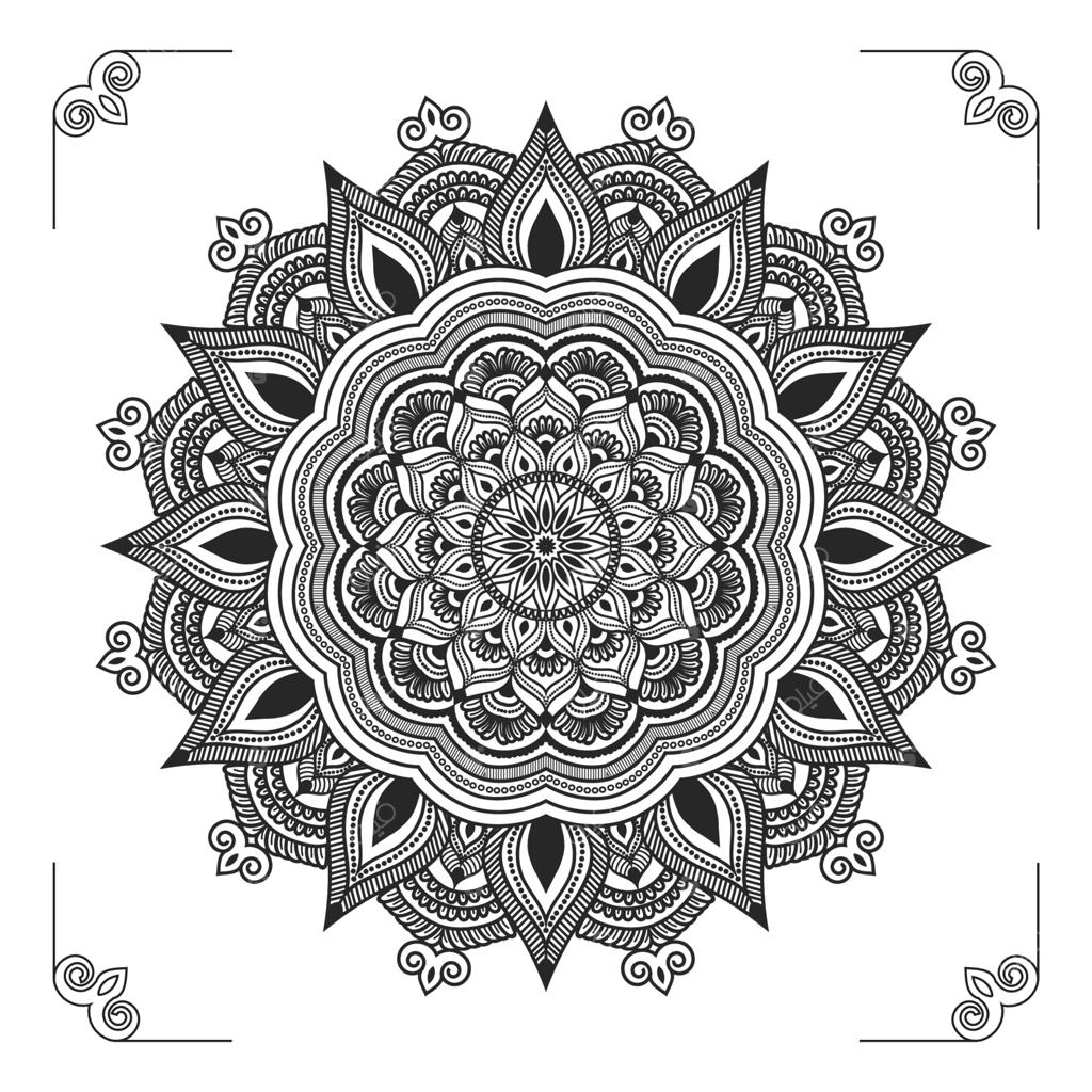 طراحی مدرن و لوکس پس‌زمینه ماندالا: طرحی انتزاعی و حرفه‌ای به صورت برداری