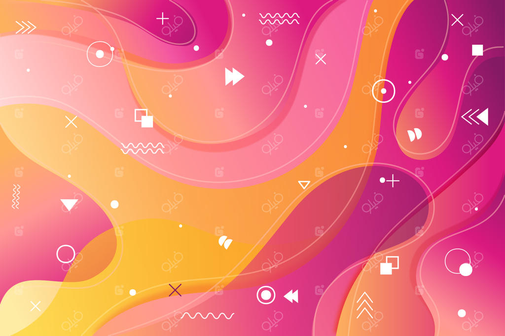 پس‌زمینه انتزاعی رنگارنگ