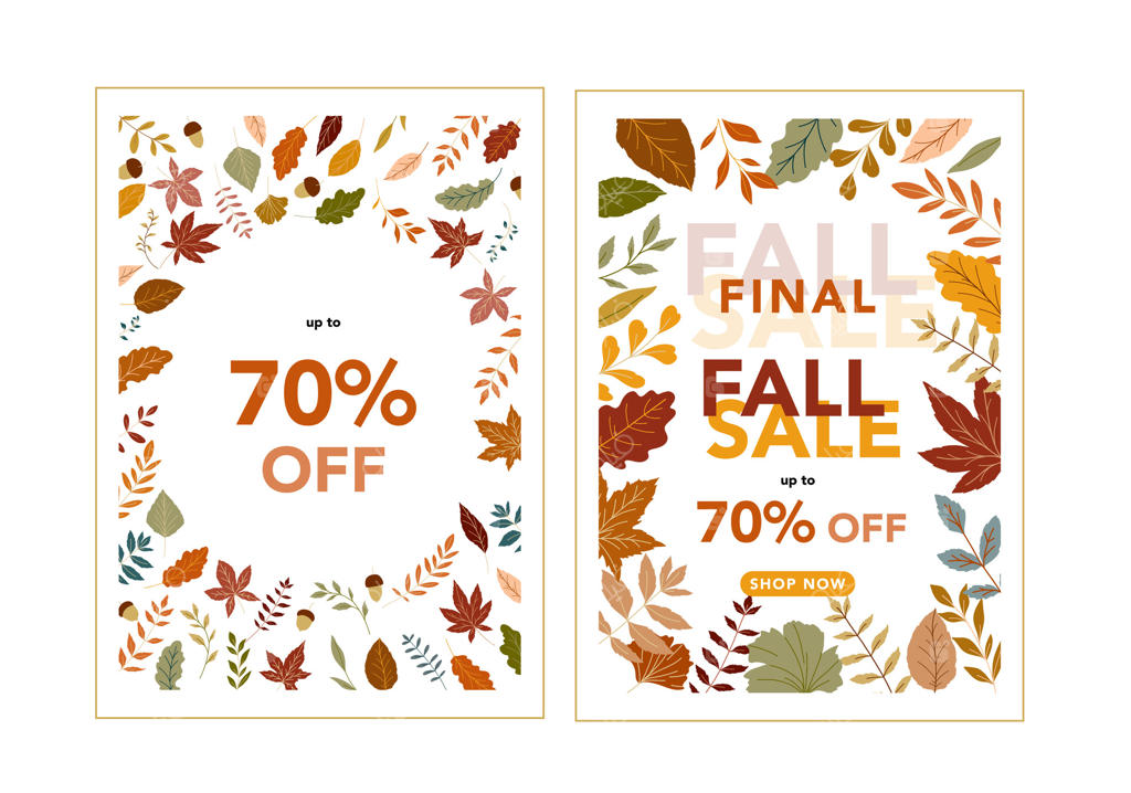 قالب بنر پاییزی. تصویرسازی برگ‌های پاییز. طراحی حاشیه‌ی پاییزی. گرافیک پاییزی برای کارت‌های تبریک، قالب‌ها و طراحی شکرگزاری. تصویرسازی تخت برگ. قالب پوستر پاییزی.