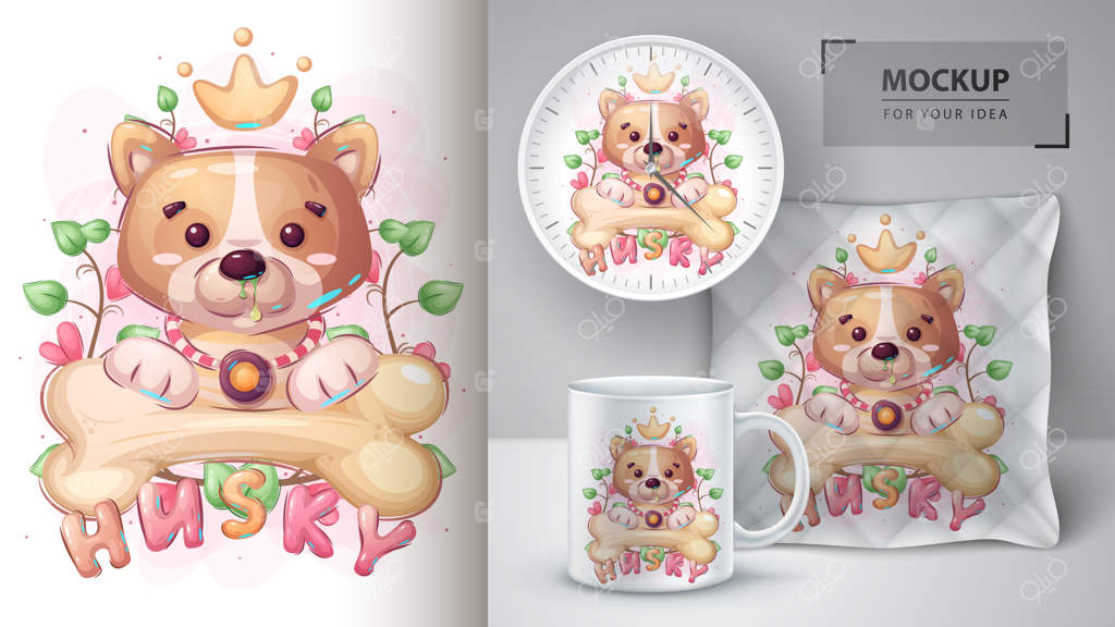 شخصیت کارتونی: سگ ناز با استخوان