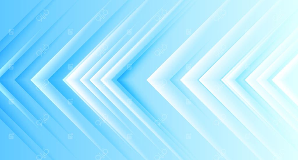 طراحی پس‌زمینه با گرادیان آبی و فلش‌های زیبا