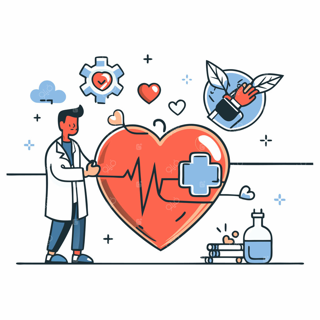 تصویرسازی سفر التیام قلب شکسته