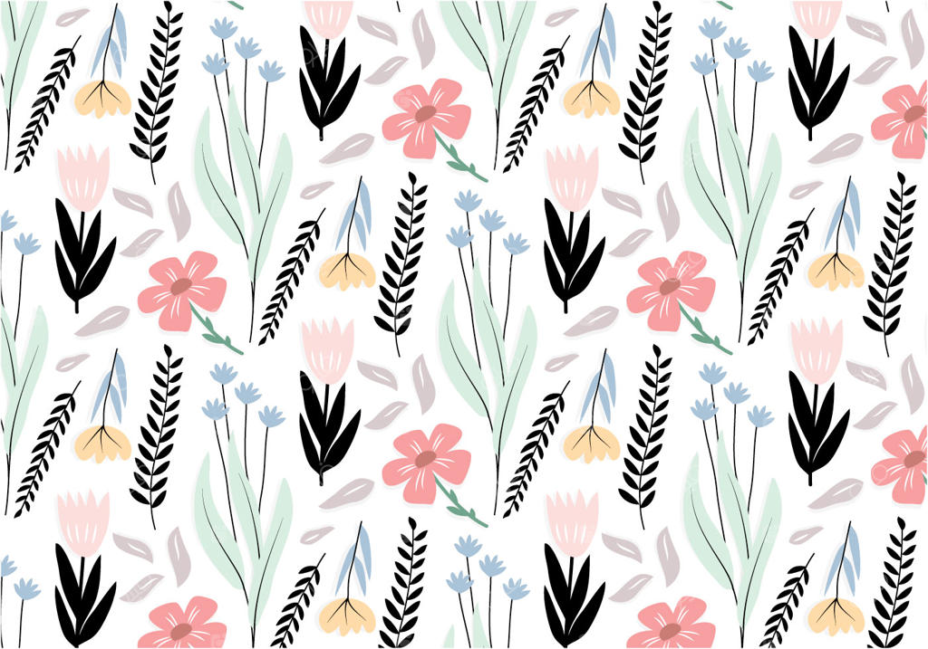 پترن وکتور گل سیاه