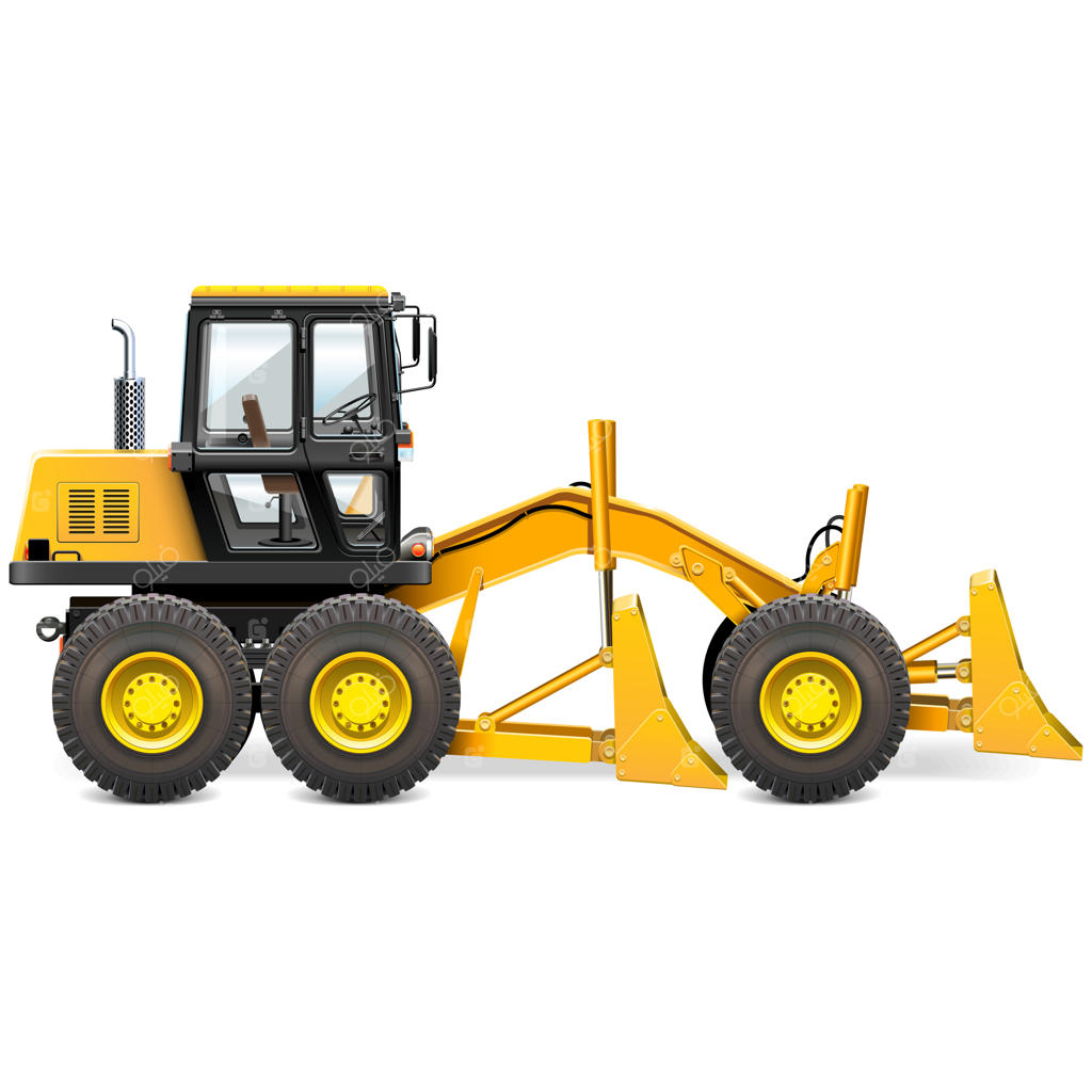 تصویر ماشین زرد ساختمانی