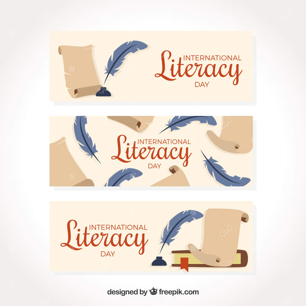 پرچم‌های کاغذی با قلم