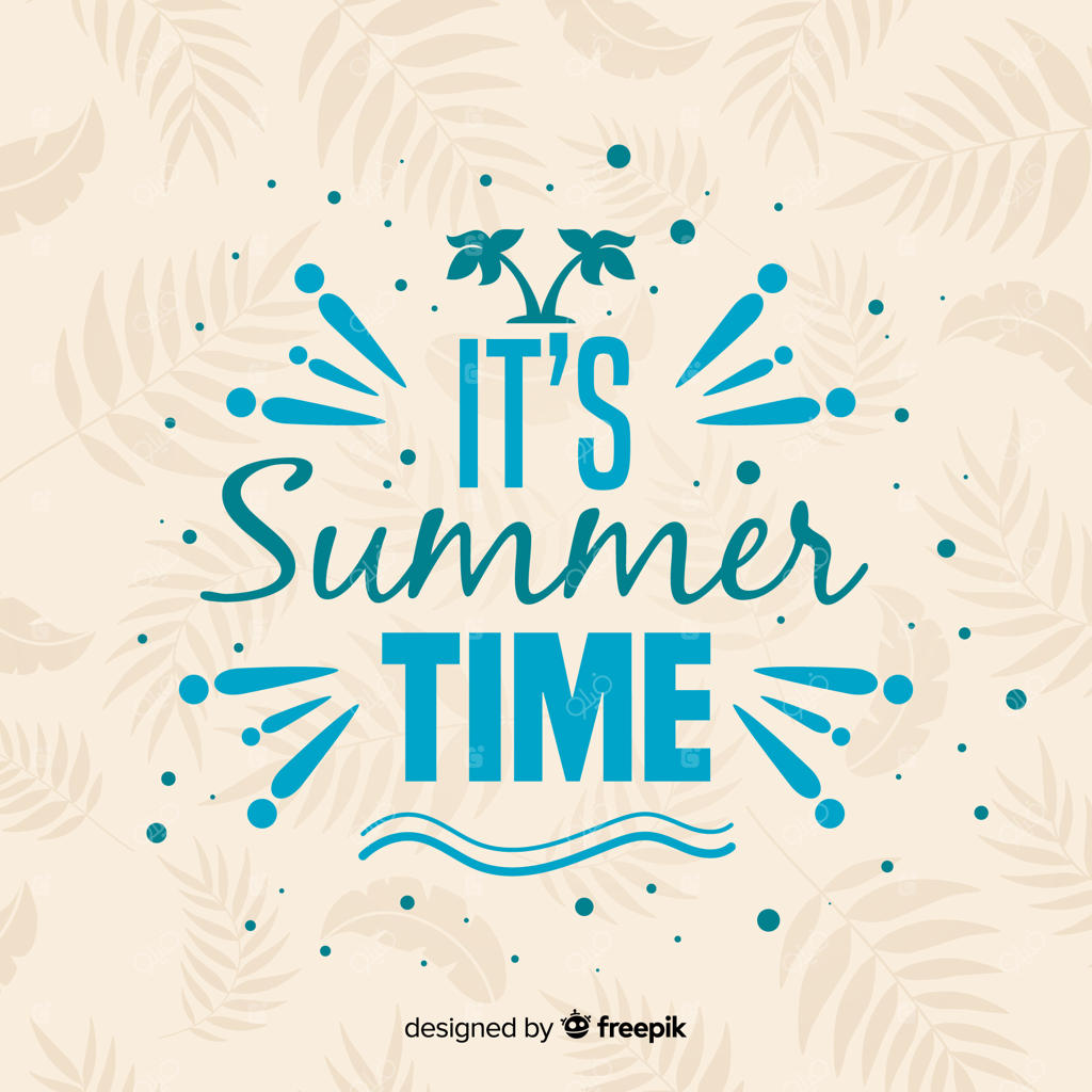 پس‌زمینه نوشته‌های دستی تابستانی