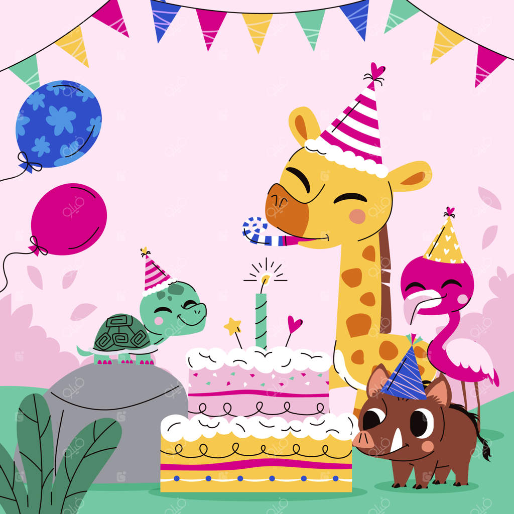 تصویرسازی تولد با طراحی دستی