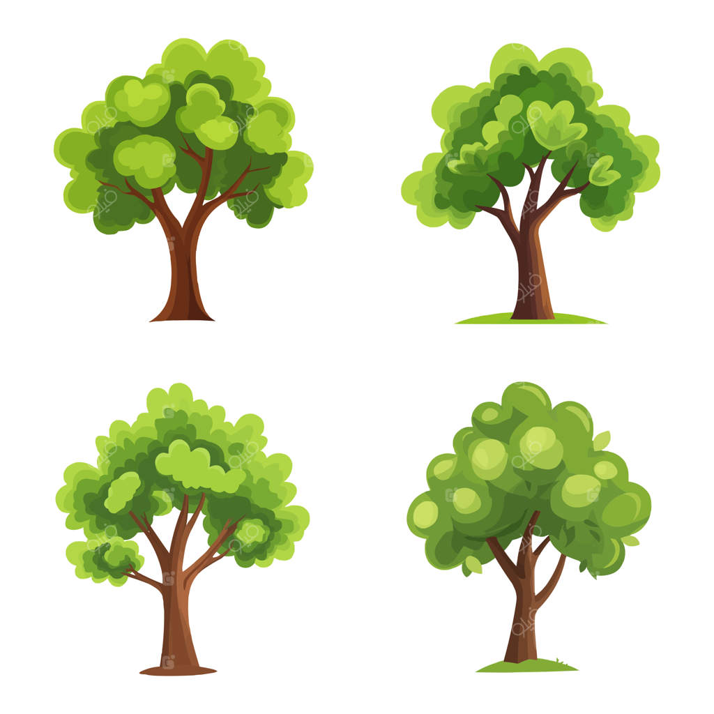 مجموعه درخت‌های کارتونی