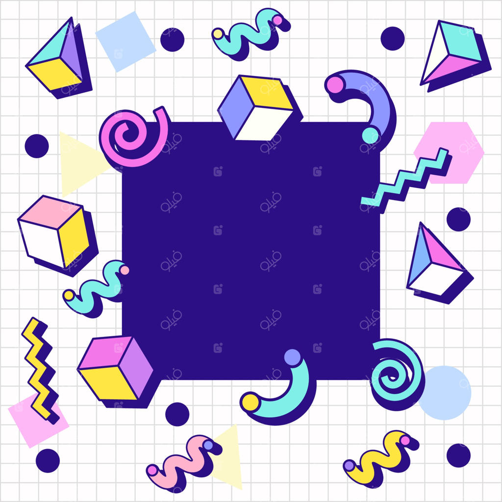 پس‌زمینه انتزاعی وینتیج ممفیس