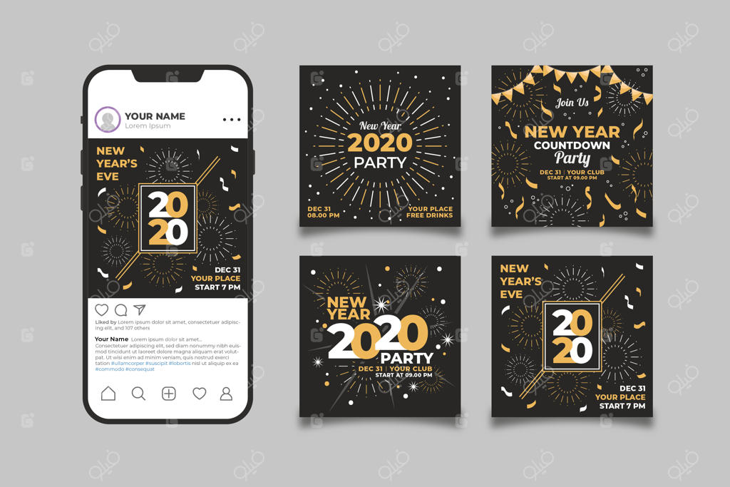 پلتفرم اینستاگرام پر از عکس‌های سال نو شد