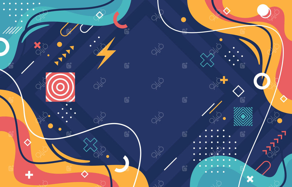 زمینه انتزاعی رنگارنگ