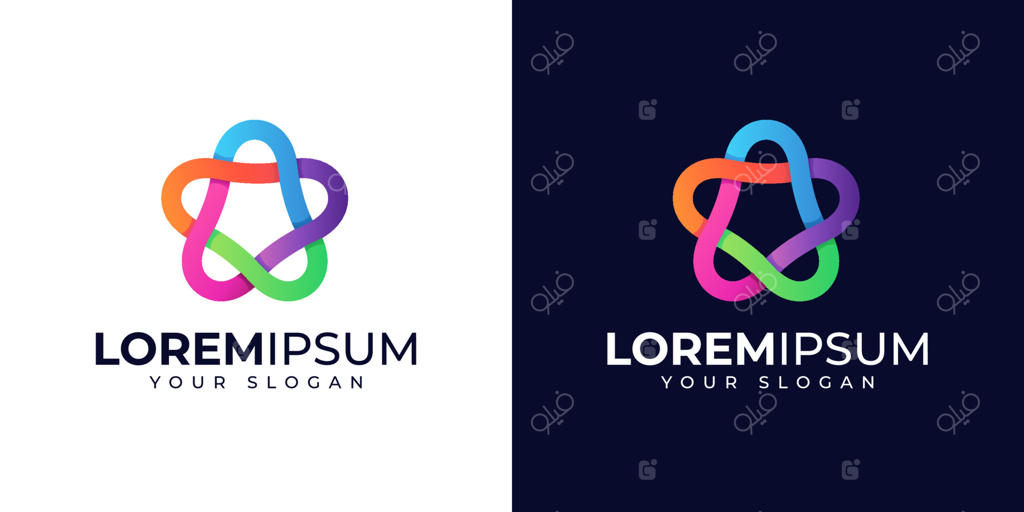 الهام‌بخش طراحی لوگوی ستاره بی‌نهایت رنگارنگ