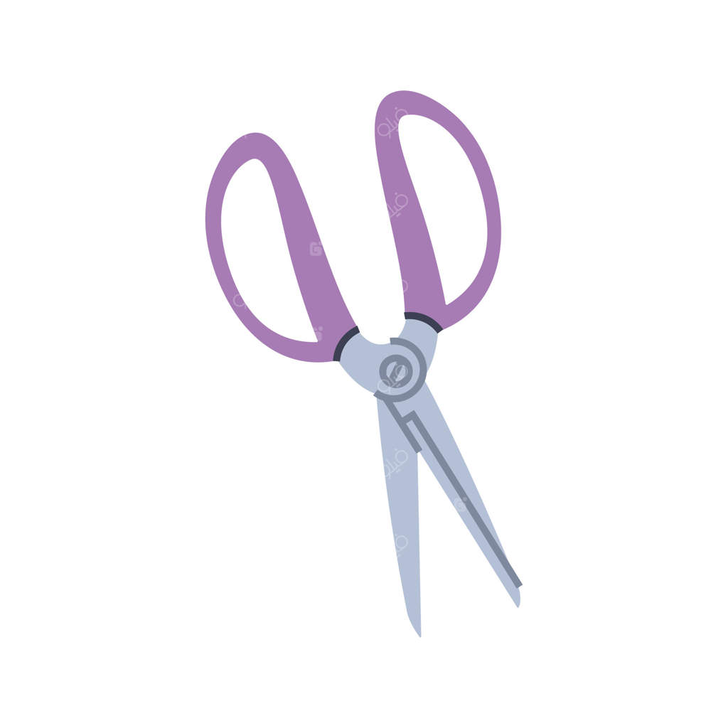 قیچی باغبانی: ابزاری برای باغبانی. عنصر گرافیکی برای طراحی‌های بهاری و تابستانی.