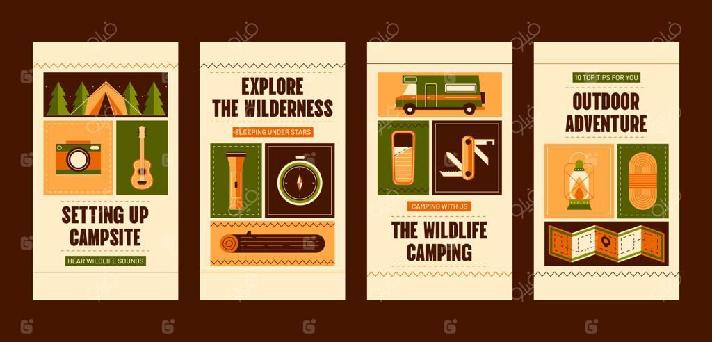 قالب طراحی کمپینگ