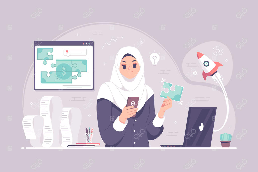 زن مسلمان باحجاب در کسب‌وکار: معمای ایده و پول