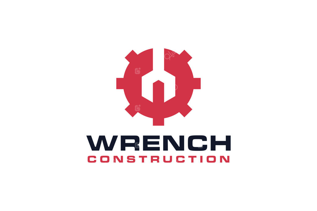 طراحی لوگوی آچار و تجهیزات ساختمانی