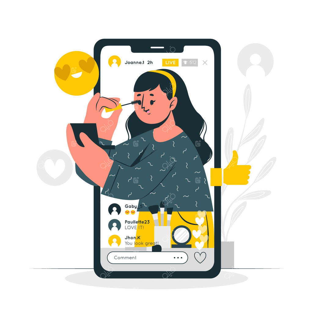 تصویری مفهومی از پخش ویدیو در اینستاگرام