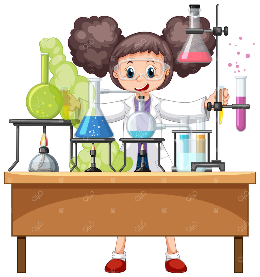 دانشمند مشغول انجام آزمایش در آزمایشگاه