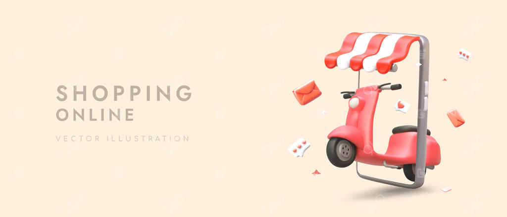 خرید آنلاین با ارسال؛ اپلیکیشن موبایل برای سفارش پیک و ثبت نظرات