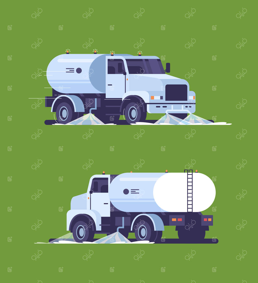 شستشوی خیابان با ماشین نظافت صنعتی