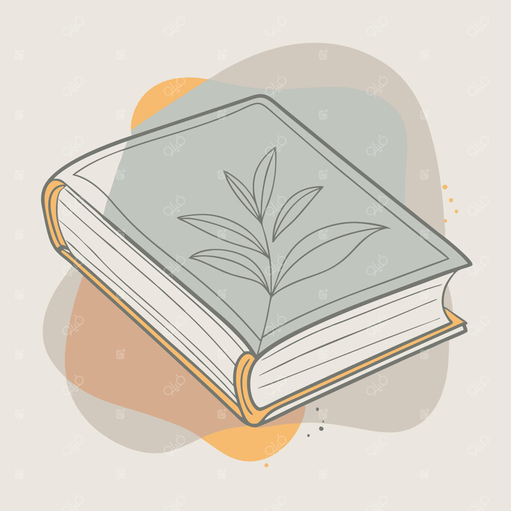 طرح وکتور موکاپ کتاب